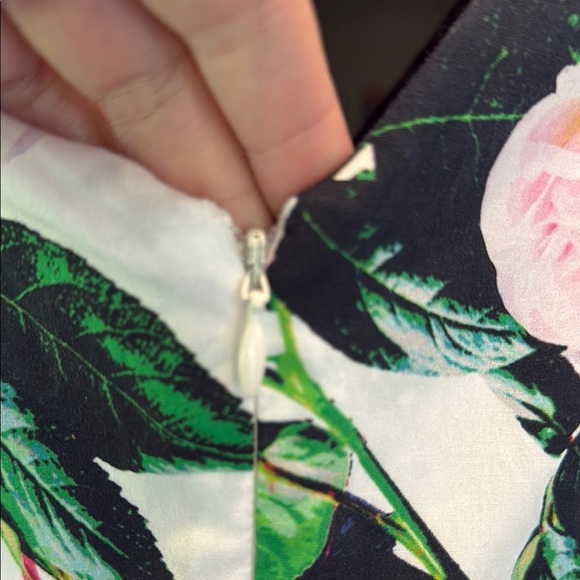 Betsey Johnson Pink and Green Midi Dress size 6 - Picture 5 of 6